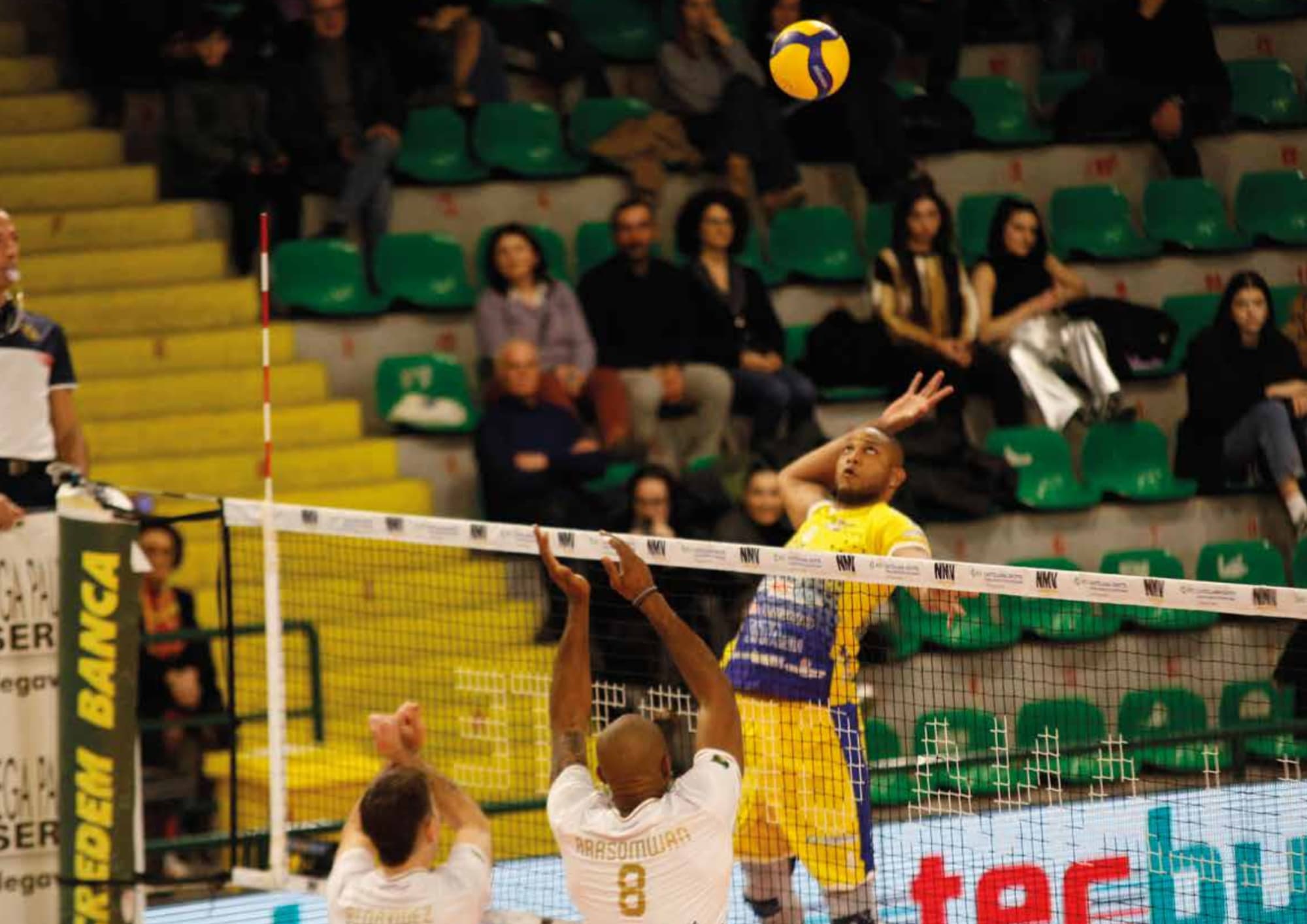 Un pallavolista della New Mater Volley